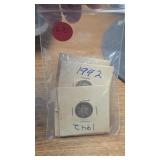 (5) Mercury Dimes 90% Various Dates