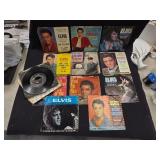 Rare assorted lot of elvis 45 records