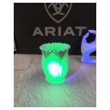 Vtg RARE Tarentum Cane Insert Spooner Jadeite