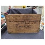 Vtg 50s High Explosives Forcite dynamite wooden