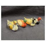 vintage miniature Enesco duck decoy figurines