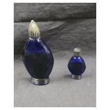 Vtg Bourjois Evening in Paris cobalt blue perfume