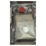 (5) Mercury Dimes 90% Various Dates