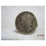 90% Silver Mercury Dime 1926 Ring | 7