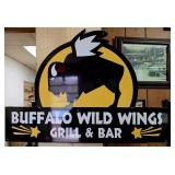 Vtg Buffalo Wild Wings b-dubs sign rare