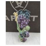 vintage hand-painted ceramic wall pocket