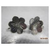 Sterling Daisy Earrings | .50