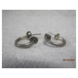 Sterling Small Silver Earrings | .50