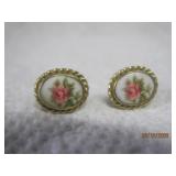 Porcelain Rose Earrings | ï¿½