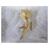 Trifari Tulip Flower Pin | 2 1/2