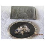 Delta Jet Black + Old Car Belt Buckles