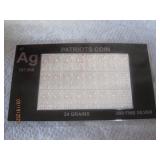 Mini .999 Silver Bars 24 Box