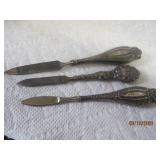 Sterling handle Nail File + Manicure Set