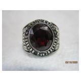 SS United State Navy Ring Blue Gem | 10