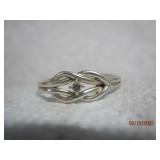 Sterling Viking Knot Ring | 8