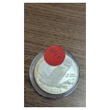 2008 Bald Eagle Silver Dollar key 90%