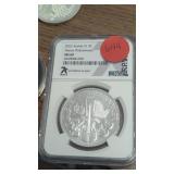 2022 Austria Phillharmonic MS69 1 oz .999