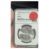Mexico Libertad 1985 MO MS66 1oz .999 Silver