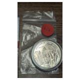 Princess Di Memorial Round .999 Fine Silver 1oz