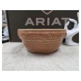 vintage Watts Pottery Arcs bowl pumpkin