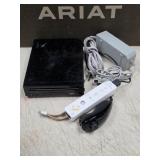 black Nintendo Wii video game console lot