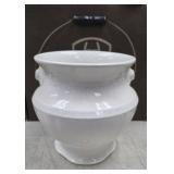 antique white ironstone chamber pot