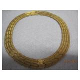 Napier Gold tone Link Necklace | 17