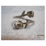 Sterling Ring w/ Roses | 8