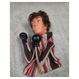 vintage 1980s Rocky Balboa punching hand puppet