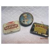 Lot 3 tins Little Nurse |