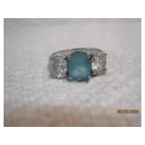 Sterling Topaz Blue Ring | 7 ï¿½
