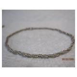 Sterling twisted Rope Bracelet | 8
