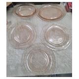 VTG Hazel Atlas Pink FlorentinE LOT