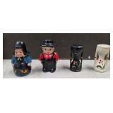 VTG hand-painted cast metal cast iron Amish