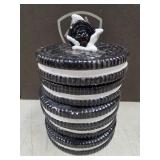 Vtg ceramic Oreo cookie jar from the Nabisco