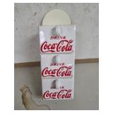 Coca Cola 3 Ceramic Drawers Set in Wooden Hanging