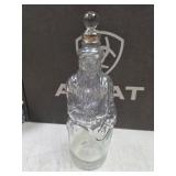 vintage Hiram Ricker & Sons clear glass figural
