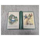 antique miniature children's book wood