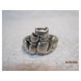 Sterling Cat + Kitten Ring | 6.5