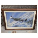 framed limited edition aviation art print titled
