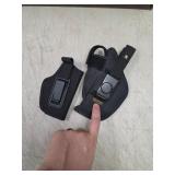 black nylon ambidextrous holsters