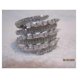 Sterling Multi Gem Snake Ring | 8