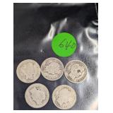 (5) Barber Dimes