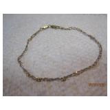 14k GP Link Chain Bracelet | 7.5