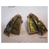 Renoir Copper & enamel earring | 1.25