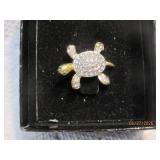 Joan Rivers Pave Turtle Pin | 1.