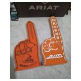 Vtg browns foam fingers