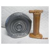 Salt + Pepper Shakers Flat tire + Pump |