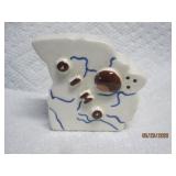Salt + Pepper Shakers Drum + accordion State Ohio