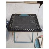 vintage Pressman chalkboard toy chest